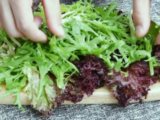 6、黑胡椒鸡肉沙拉—又到了露肉的季节,美味健康的减脂餐了解一下,蔬菜铺平。