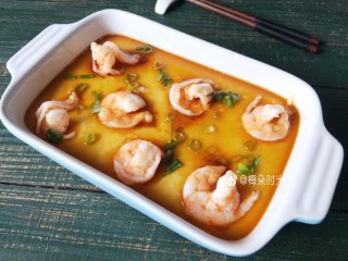 14、虾仁蒸蛋,成品图