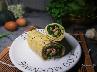 12、燕麦鸡胸肉蛋卷,蛮好吃的