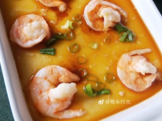 15、虾仁蒸蛋,成品图