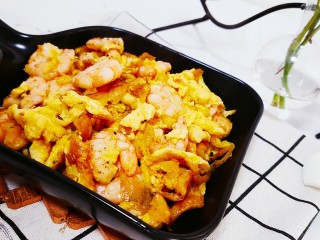 15、虾仁跑蛋,成品图