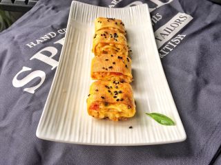 16、香脆黄金豆皮卷,成品