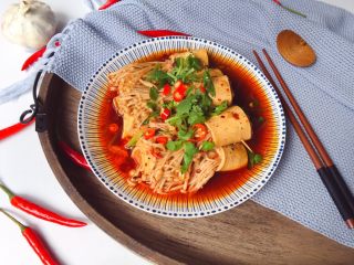 13、豆皮金针菇,成品