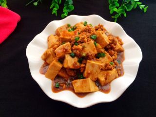 18、家常肉末豆腐,出锅