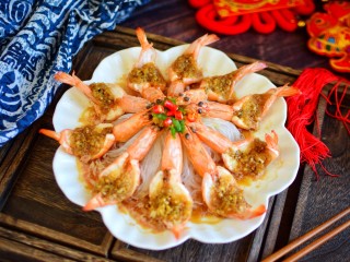 12、花开富贵虾,成品图