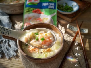 12、海鲜疙瘩汤,味道鲜美！