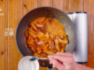 21、苕皮回锅肉-咸香滋味欲罢不能,加2茶匙白糖