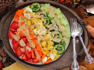 15、彩虹沙拉,成品