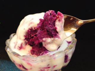 9、紫薯酸奶杯,尝一口