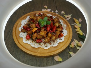 12、香辣鸡脆骨,炒一分钟即可盛出