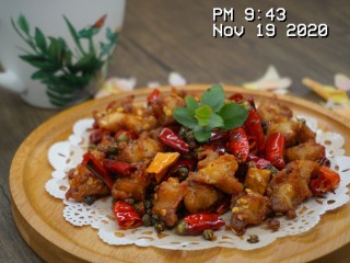 15、香辣鸡脆骨,成品图