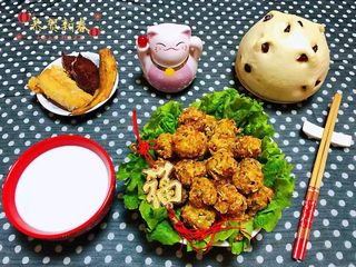 17、酥炸萝卜丝丸,丰盛的早餐会给人带来一天的好心情哦