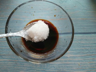 6、葱烧炸鸡块,酱汁:白糖