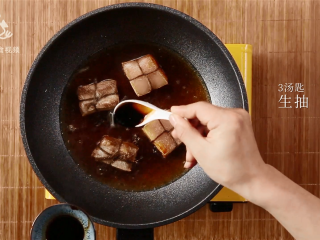 10、乌龙茶香东坡肉，肥而不腻的经典名菜,加3汤匙生抽