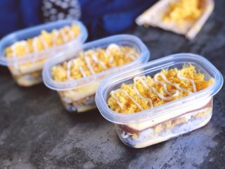 14、芋泥麻薯肉松盒子蛋糕,做好啦～