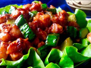 19、海鲜酱爆鸡丁,成品