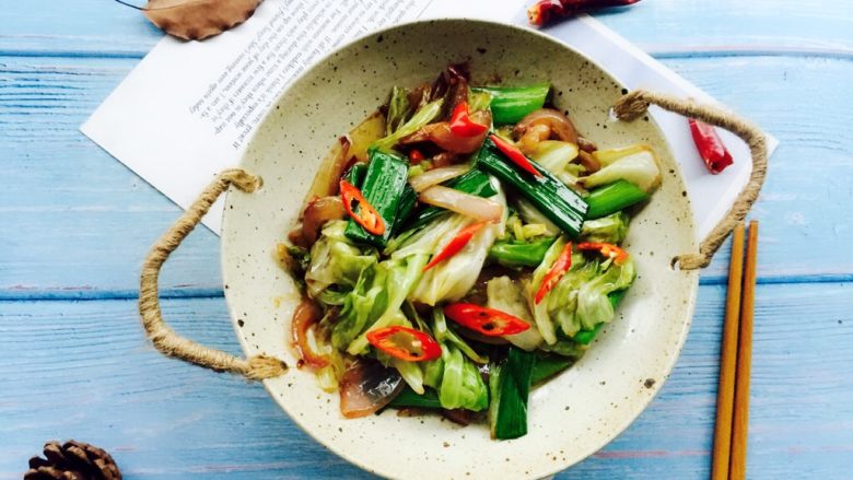 干锅包菜简易版