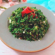 爽口凉菜凉拌野菜水芹菜