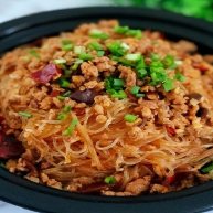 肉末粉丝煲最家常的做法粉丝这样处理后饱满又劲道