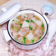白萝卜羊肉汤