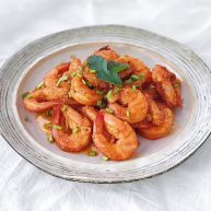 新年餐茄汁大虾