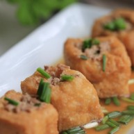 油豆腐酿肉
