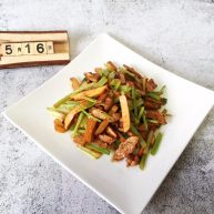 豆干炒肉丝