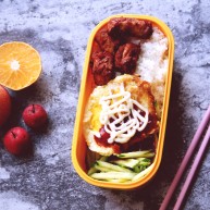 幸福烤鸡脖午餐便当