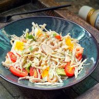 了不起的小番茄鸡丝果蔬沙拉