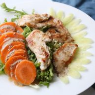 鸡胸肉沙拉低脂美味