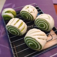 雙色抹茶饅頭
