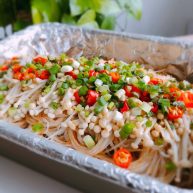 蒜茸粉丝金针菇