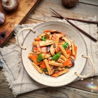 香菇烧腐竹——下饭菜带来的幸福感