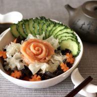 日式三文鱼沙拉