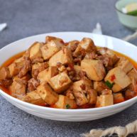肉末嫩豆腐