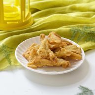 不可思议的菜脆炸平菇