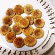 麻香豆沙糯米饼