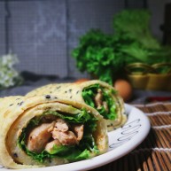 燕麦鸡胸肉蛋卷