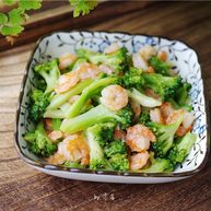 西兰花炒虾仁
