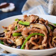 下饭菜香菇榨菜炒肉丝