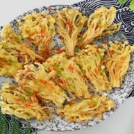 炸金针菇—花开富贵的造型又超级香脆不要错过哦