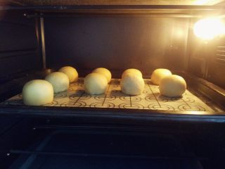 17、豆沙蛋黄酥, 入烤箱中层，上下火，180度，烤25分钟左右，烤至七八分钟左右，表面刷蛋液，洒少许芝麻