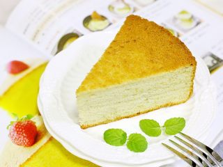 16、香蕉戚风蛋糕,成品图。