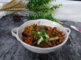 15、酱爆肉沫茄子,出锅