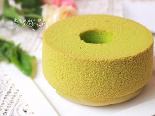 26、低糖少油菠菜戚风,完美脱模