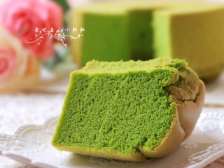 31、低糖少油菠菜戚风,切块