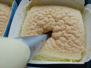 23、北海道戚风,注入戚风蛋糕胚中