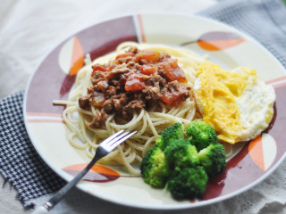 15、中式肉酱意面,一道好吃的意面就做好了