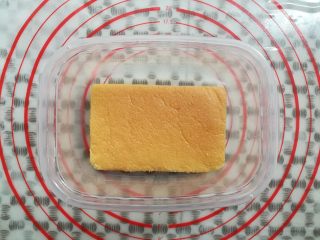 22、草莓蛋糕盒子,盒子底部放上一片蛋糕胚