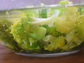 8、厨房挑战+素菜+蒜蓉西兰花,捞出后迅速过凉